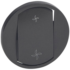   Legrand Céliane 2 fokozatú ventillátor vezérlő burkolat, grafit - 67961