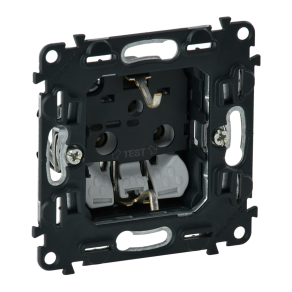   Legrand Valena InMatic 2P+F csatlakozóaljzat mechanizmus, rugós vezetékbekötéssel - 753021