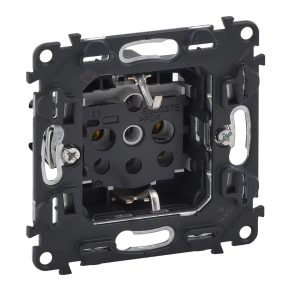   Legrand Valena InMatic 2P+F csatlakozóaljzat mechanizmus, csavaros vezetékbekötéssel - 753025