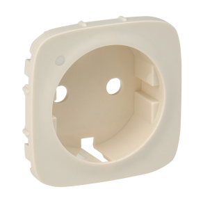   Legrand Valena Allure 2P+F csatlakozóaljzat ellenőrzőfényes burkolat, elefántcsont - 754856