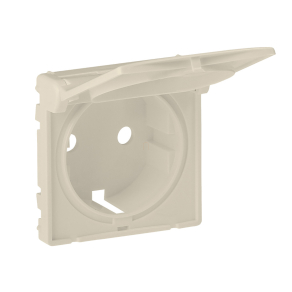  Legrand Valena Life 2P+F csatlakozóaljzat burkolat csapófedéllel, elefántcsont - 754841