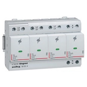 Legrand Túlfeszültség-levezető T1 25KA 3P+N +SD - 412283
