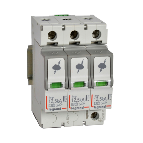  Legrand túlfeszültség-levezető T1+T2 12, 5KA 3P +SD - 412272