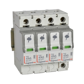 Legrand túlfeszültség-levezető T2 40KA 4P - 412243