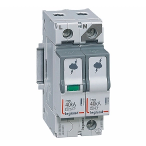 Legrand túlfeszültség-levezető T2 40KA 1P+N NR - 412246