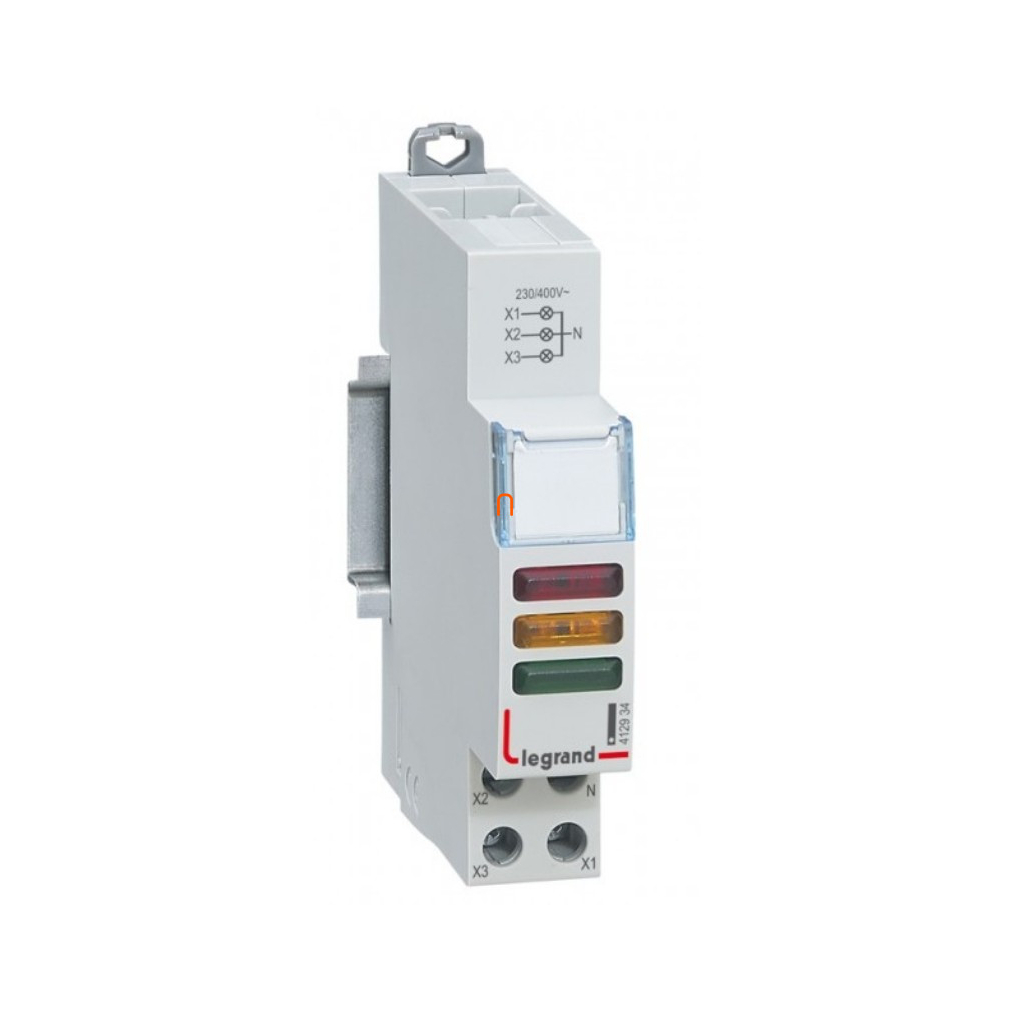 Legrand 412934 CX3 moduláris jelzőlámp tripla LED piros+sárga+zöld 230/400V ~