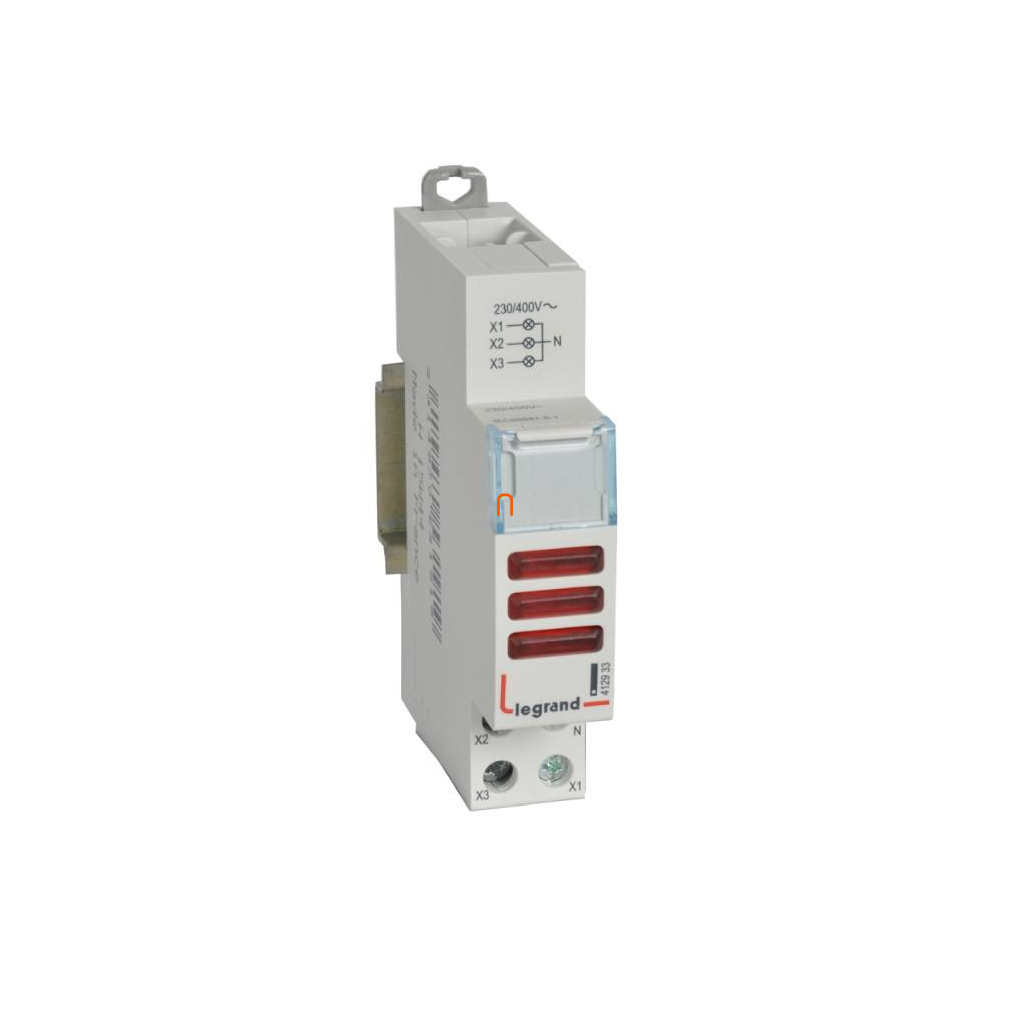 Legrand 412933 CX3 jelzőlámp tripla LED piros 230/400V