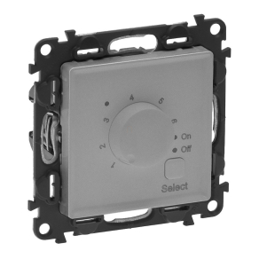   Legrand Valena Life szobatermosztát padlófűtéshez alumínium - 752334