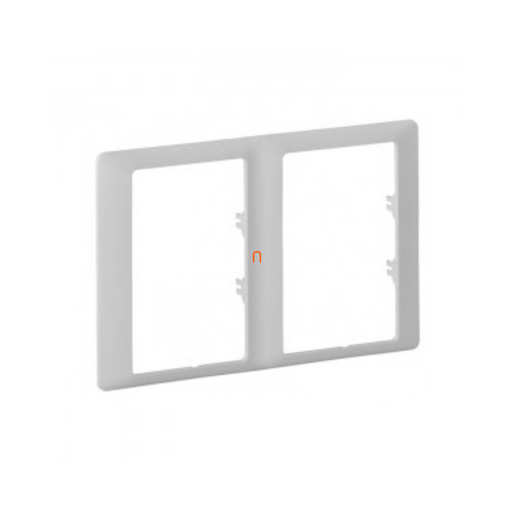 Legrand Valena Life 754242 keret 2-es, 2x2P+F aljzathoz alumínium