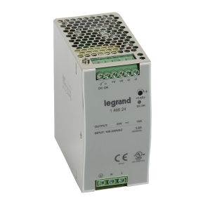   Legrand tápegység 240VA 115-230/24V= kapcsolóüzemű stabilizált - 146624
