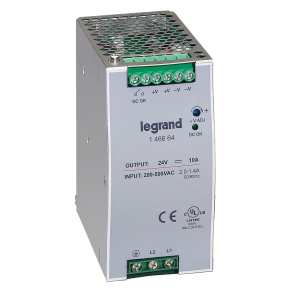   Legrand tápegység 240W 200-500/24V= kapcsolóüzemű stabilizált - 146664