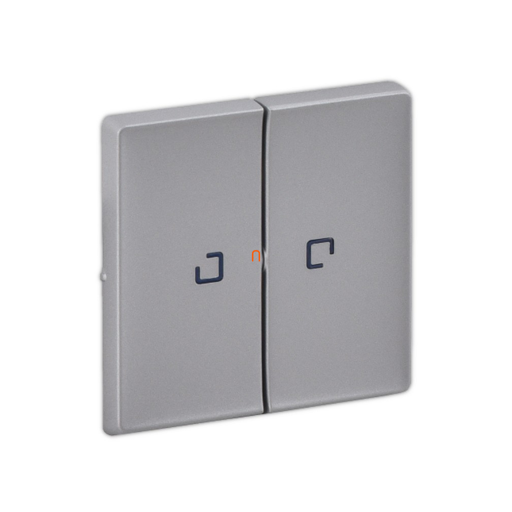 Legrand Valena Life 755222 kettős billentyű fényjelzős alumínium