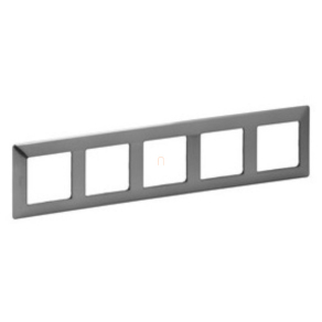   Legrand Valena Life 5-ös keret, tetszőleges inox dekor - 754155