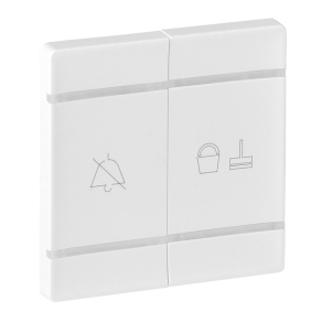   Legrand MyHome -Valena Life “Ne zavarjanak” és “Takarítást kérek” burkolatok kat. szám 0 675 93 vezérlő mechanizmushoz, fehér - 754930