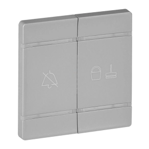   Legrand MyHome -Valena Life “Ne zavarjanak” és “Takarítást kérek” burkolatok kat. szám 0 675 93 vezérlő mechanizmushoz, alumínium - 754932