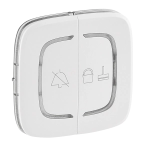   Legrand MyHome (Valena Allure) “Ne zavarjanak” és “Takarítást kérek” burkolatok kat. szám 0 675 93 vezérlő mechanizmushoz, fehér - 754933