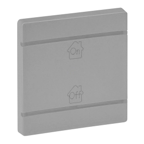   Legrand MyHome -Valena Life általános BE/KI jelölés széles burkolat, alumínium - 755082