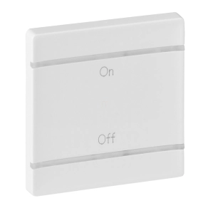   Legrand MyHome -Valena Life BE/KI jelölés széles burkolat, fehér - 755170