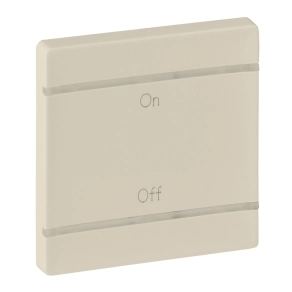   Legrand MyHome -Valena Life BE/KI jelölés széles burkolat, elefántcsont - 755171