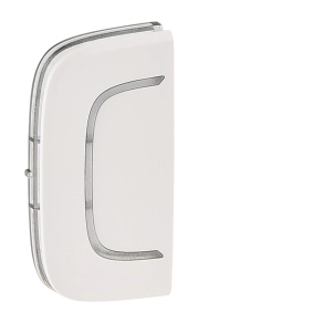   Legrand MyHome (Valena Allure) jelöletlen jobb vagy bal oldali burkolat, fehér - 755324