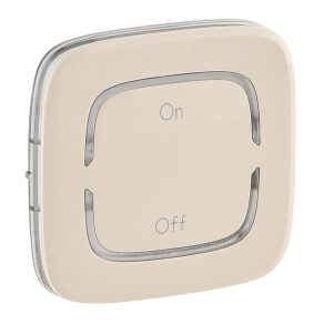   Legrand MyHome (Valena Allure) BE/KI jelölés széles burkolat, elefántcsont - 755374