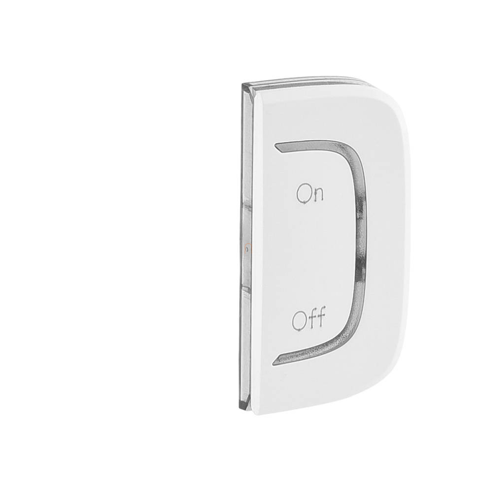 MyHome (Valena Allure) fehér BE/KI jelölés jobb oldali burkolat 755547 Legrand