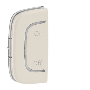   Legrand MyHome (Valena Allure) BE/KI jelölés bal oldali burkolat, elefántcsont - 755559