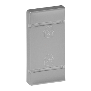   Legrand MyHome -Valena Life általános BE/KI jelölés bal oldali burkolat, alumínium - 755567