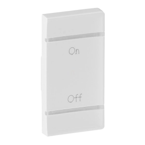   Legrand MyHome -Valena Life BE/KI jelölés jobb oldali burkolat, fehér - 755575