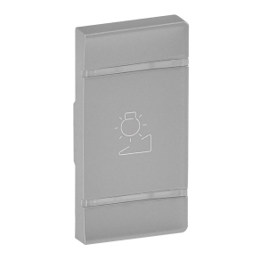   Legrand MyHome -Valena Life fényerőszabályzás FEL/LE, jobb oldali burkolat, alumínium - 755582