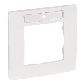 Legrand Niloé 1-es keret címketartóval, fehér - 665006