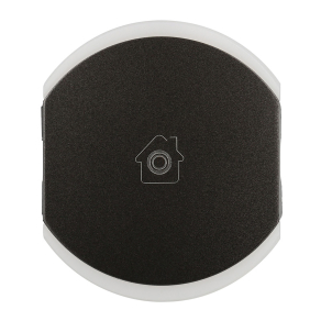 Legrand MyHome-Céliane GEN burkolat, 2 mod, grafit - 65080