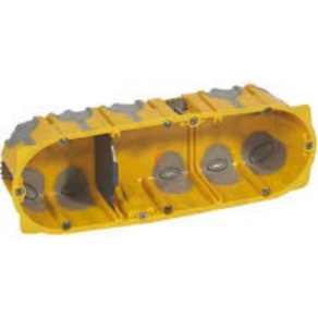 Batibox süllyesztődoboz hármas doboz, gumis, 50 mm 080033