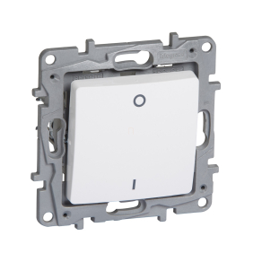 Legrand Niloé kétpólusú kapcsoló, fehér - 764517