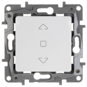   Legrand Niloé redőnykapcsoló (3 állású) 6A, mechanikus végállású motor közvetlen vezérléséhez, fehér - 764511