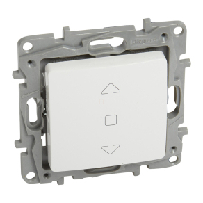   Legrand Niloé redőnynyomó (3 állású) 6A, mechanikus végállású motor közvetlen vezérléséhez, fehér - 764512