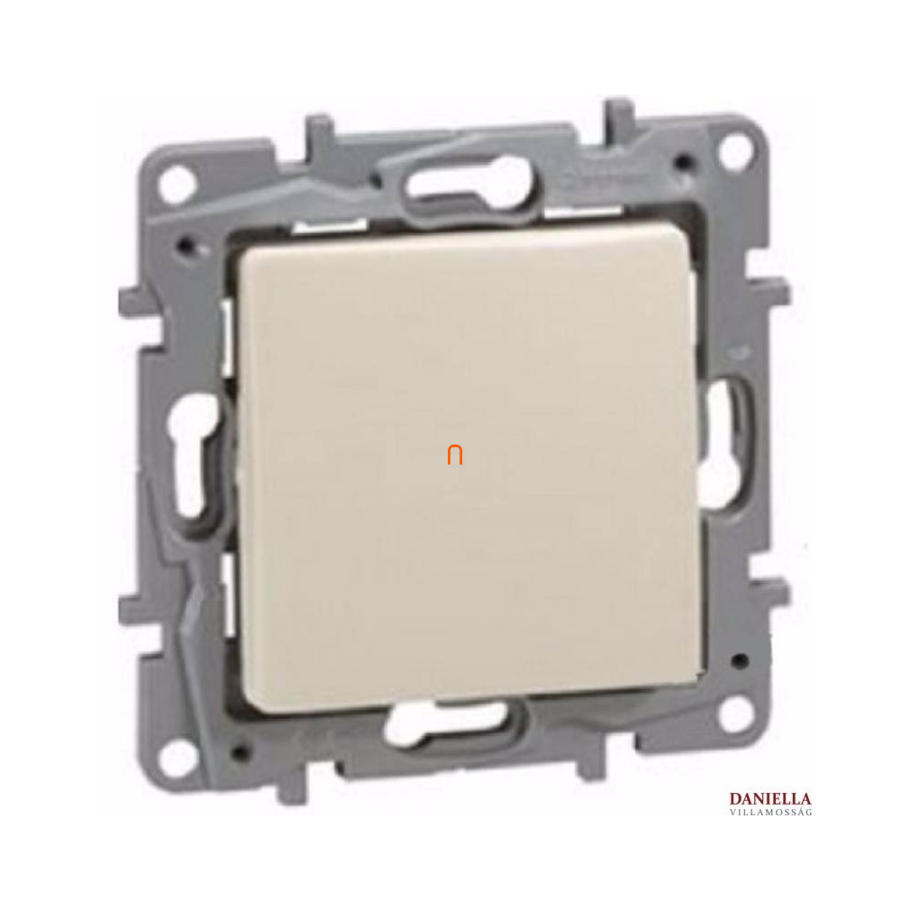 Legrand Niloé bézs N101 JF egypólusú nyomó jelzőfénnyel 764622