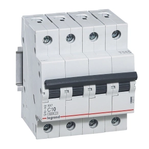 Legrand RX3 kismegszakító 4P C10 6000A BIC - 419255