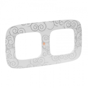   Legrand Valena Allure 2-es keret, tetszőleges króm dekor - 754342