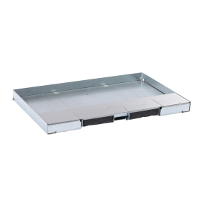   Legrand rozsdamentes acél fedél 8/12 modulos perem nélküli padlódobozhoz, max. 15mm burkolattal, - 88103