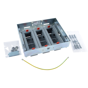   Legrand állítható magasságú perem nélküli padlódoboz, 18 (3x6) modulos vízszintes, Mosaic-kal szerelvényezhető - 88121