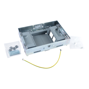   Legrand 8 (2x4) modulos merőleges, állítható magasságú perem nélküli padlódoboz, Mosaic-kal szerelvényezhető - 88123