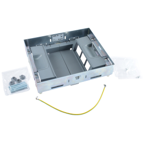   Legrand állítható magasságú perem nélküli padlódoboz, 12 (2x6) modulos merőleges, Mosaic-kal szerelvényezhető - 88124