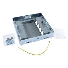   Legrand állítható magasságú perem nélküli padlódoboz, 16 (2x8) modulos merőleges, Mosaic-kal szerelvényezhető - 88125