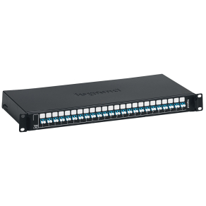   Legrand optikai patch panel kihúzható 24xLC duplex monomódusú LCS3 - 32165
