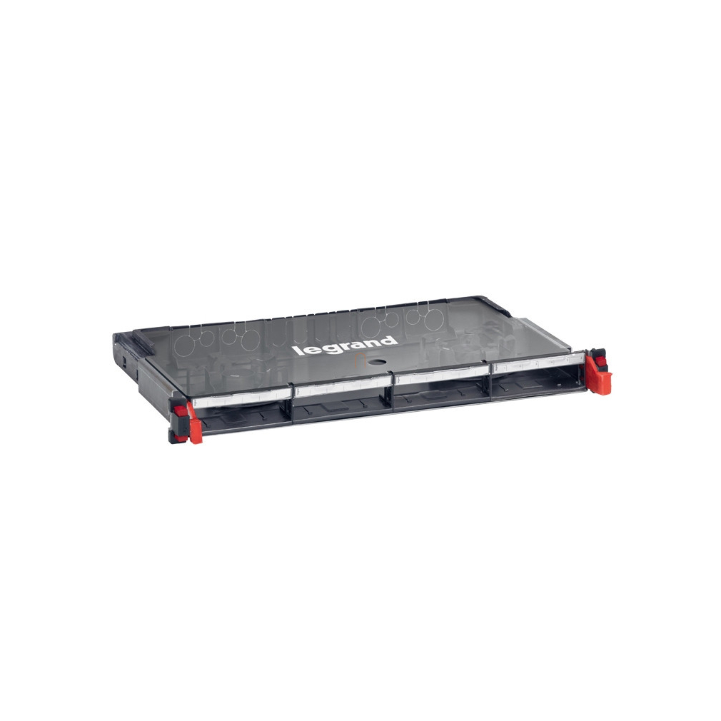 Kihúzható optikai patch panel üres 4 db optikai patch modul fogadására LCS3 Legrand 032100