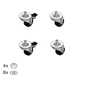 Legrand Linkeo görgő készlet fali szekrényhez - 646248