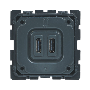 Legrand Céliane 2xUSB-C töltőaljzat, 2400 mA - 67466