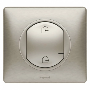   Legrand Céliane Netatmo vezeték nélküli főkapcsoló - érkezés/távozás funkcióval, titánium - 64873