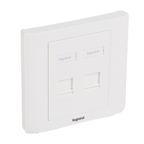   Legrand Linkeo süllyesztett szerelvény 2xRJ45 keystone - 632795